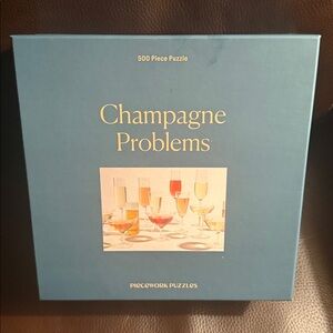 Piecework Champagne Problems Puzzle. 500 piece.  Complete.  Excellent condition